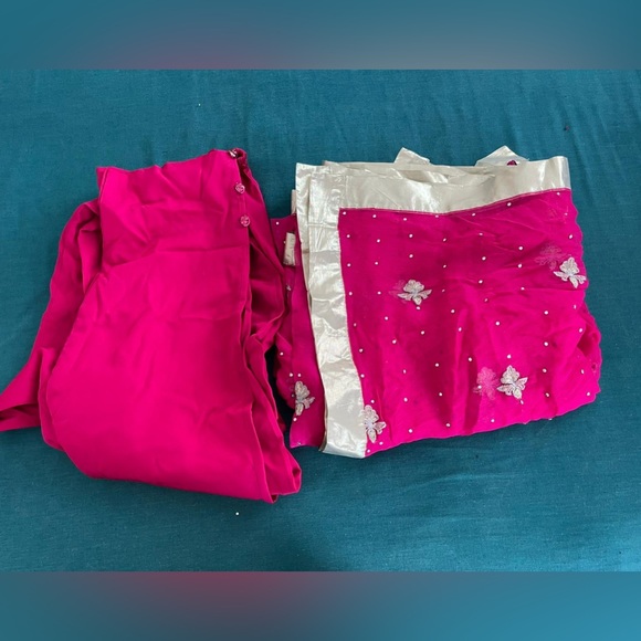 pink pakistani formal dress - Picture 7 of 8